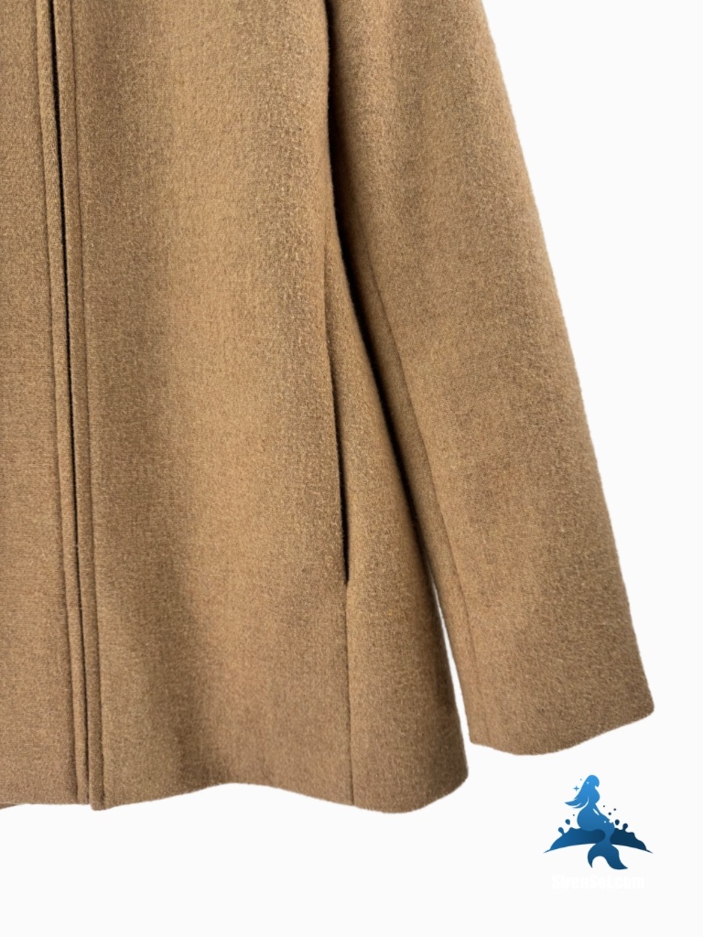 1329 J.Crew Cocoon Coat in Italian Stadium-Cloth Wool Blend – 2P – Camel - Picture 6 of 16